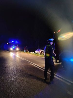 Zdarzenie drogowe na DK 57
