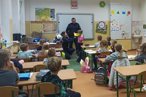 spotkania w ramach działań &quot;Bezpieczna droga do szkoły&quot;