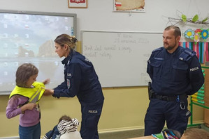 spotkania w ramach działań &quot;Bezpieczna droga do szkoły&quot;