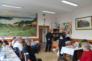 spotkanie z seniorami w ŚDS w Piasutnie
