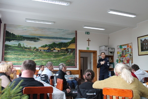spotkanie z seniorami w ŚDS w Piasutnie