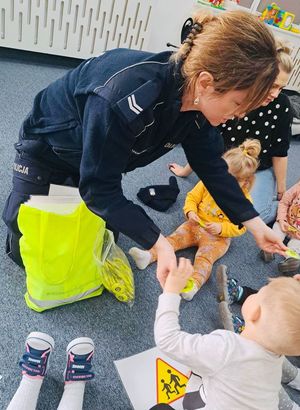 Dzień Policjanta w przedszkolu Promyczek w Szczytnie