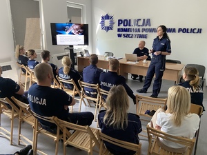 Szkolenie szczycieńskich policjantów