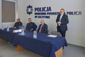 Odprawa Roczna w Komendzie Powiatowej Policji w Szczytnie