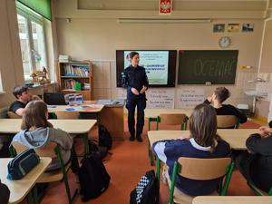 Spotkanie profilaktyczne z młodzieżą w Lipowcu