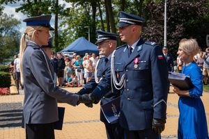 Uroczyste obchody Święta Policji w Komendzie Powiatowej Policji w Szczytnie