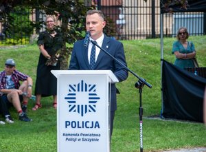 Uroczyste obchody Święta Policji w Komendzie Powiatowej Policji w Szczytnie