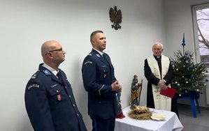 Spotkanie opłatkowe w Komendzie Powiatowej Policji w Szczytnie