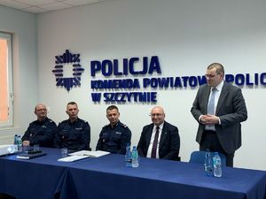 Odprawa Roczna w Komendzie Powiatowej Policji w Szczytnie