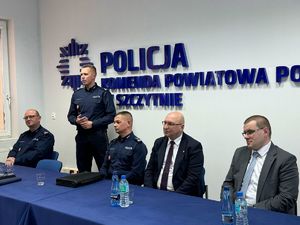 Odprawa Roczna w Komendzie Powiatowej Policji w Szczytnie