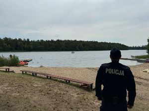 zdjęcie z miejsca poszukiwań zaginionego