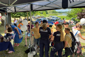 Wydarzenie profilaktyczne na Plaży Miejskiej w Szczytnie