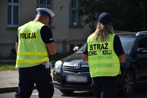 Akcja informacyjno-edukacyjna na przejeździe kolejowo-drogowym
