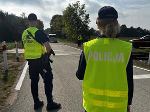 Działania &quot;Bezpieczny przejazd&quot; w Olszynach