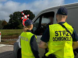 Działania &quot;Bezpieczny przejazd&quot; w Olszynach