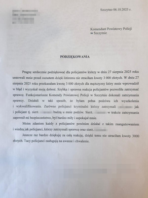 Podziękowania