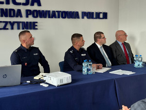 Odprawa roczna w Komendzie Powiatowej Policji w Szczytnie