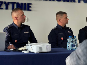 Odprawa roczna w Komendzie Powiatowej Policji w Szczytnie