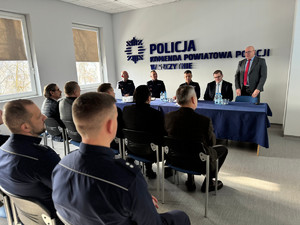 Odprawa roczna w Komendzie Powiatowej Policji w Szczytnie