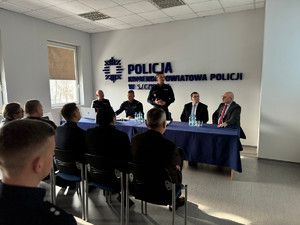 Odprawa roczna w Komendzie Powiatowej Policji w Szczytnie