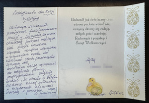 Życzenia i podziękowania dla policjantów