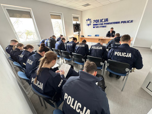 policjanci Akademii Policji w Szczytnie