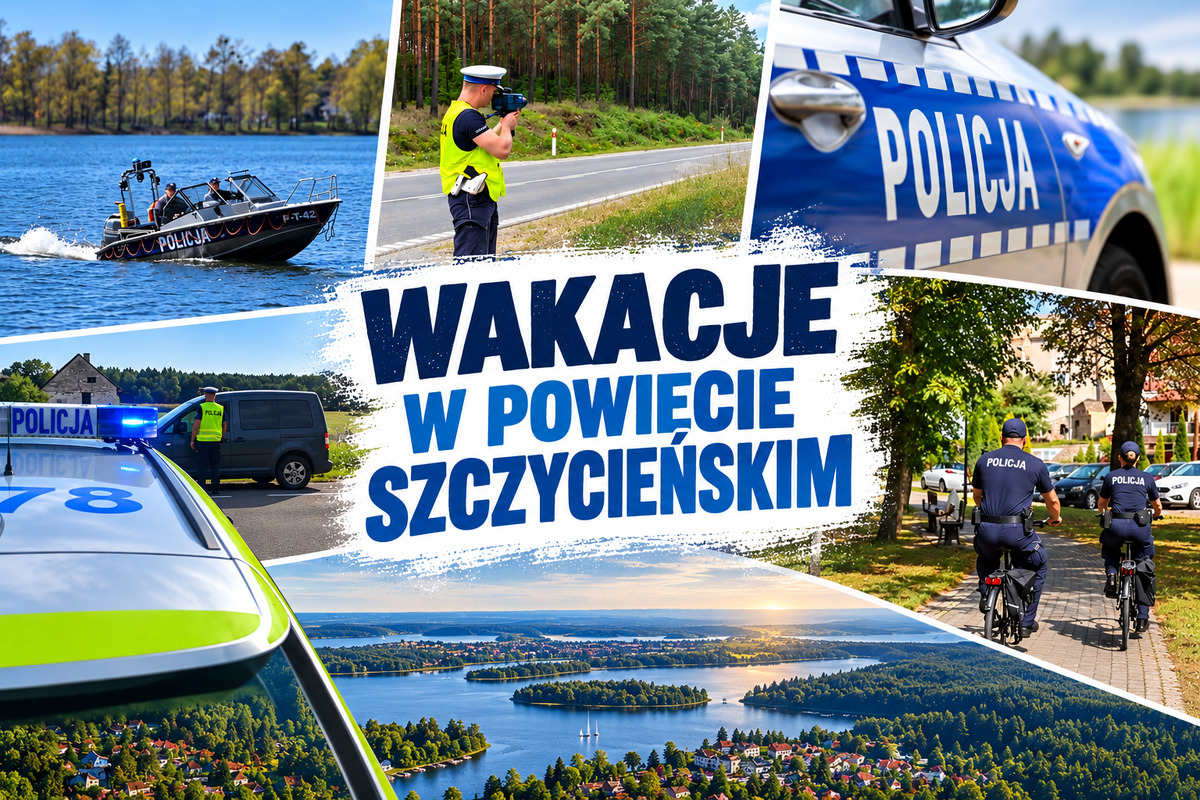 Policja podsumowała wakacyjne działania w powiecie szczycieńskim